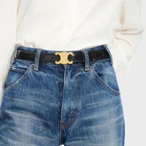 CELINE Triomphe Belt Size 90 - With Original Box